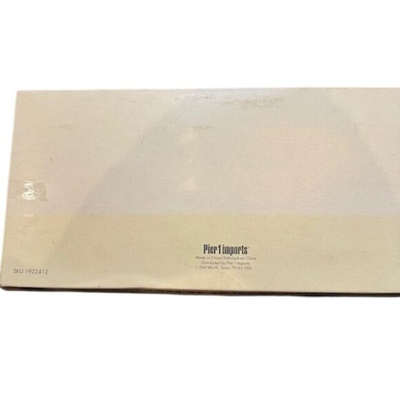 Set Of 3 Pier 1 Imports Clear Glass Apple-Shaped Dishes In Box - Picture 3 of 6